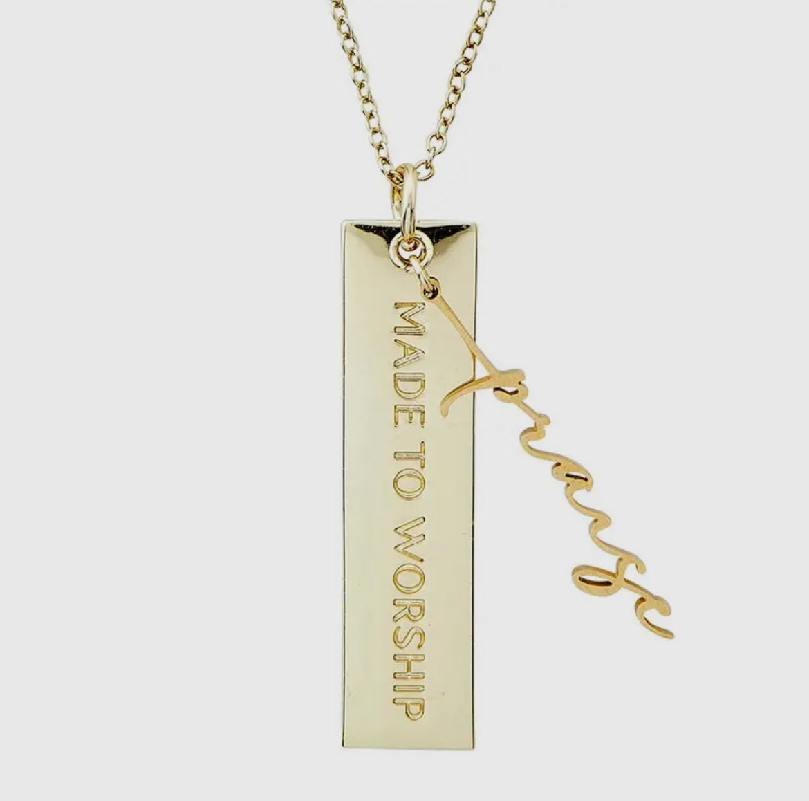 Name Plate Necklace