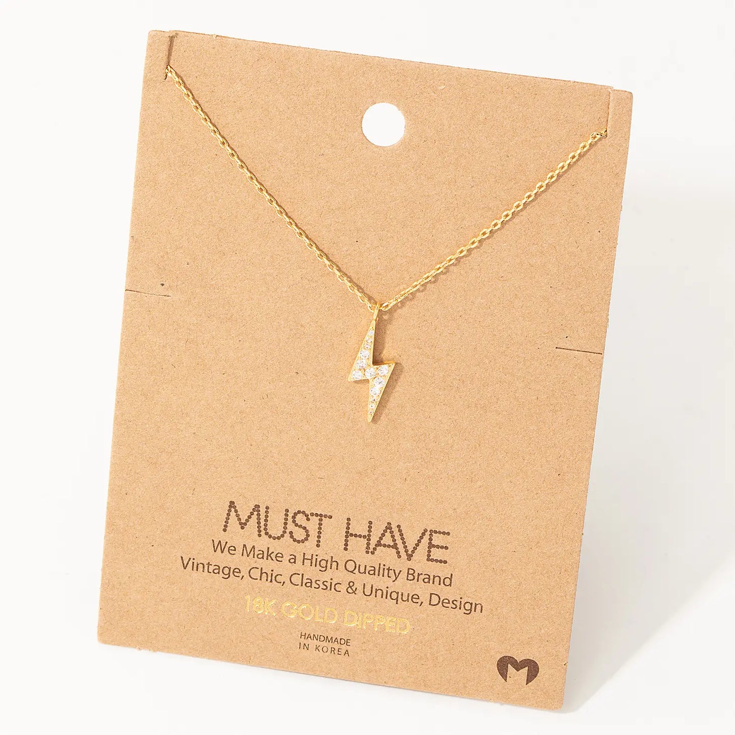 Lightning Bolt Pendant
