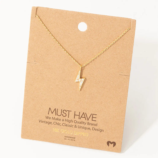 Lightning Bolt Pendant