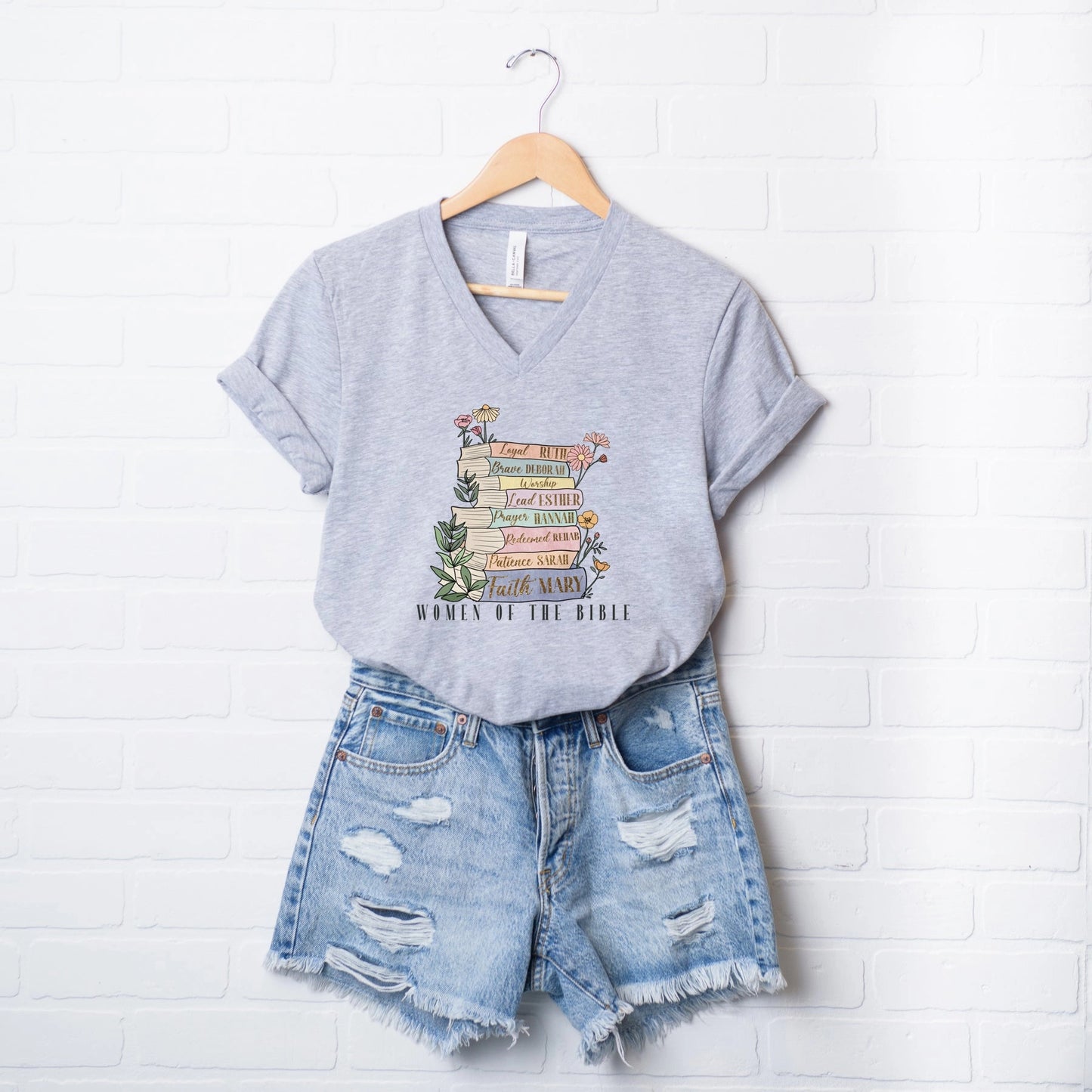 Women of the Bible V-Neck