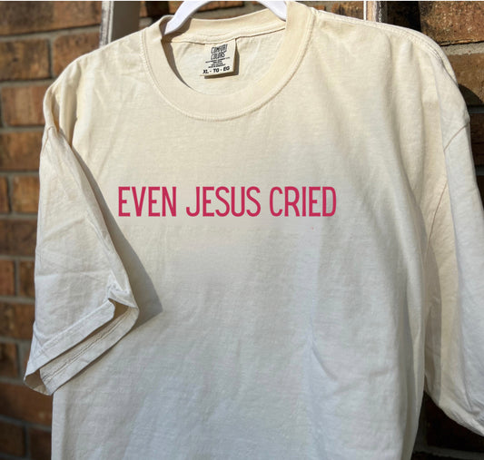 Even Jesus Cried