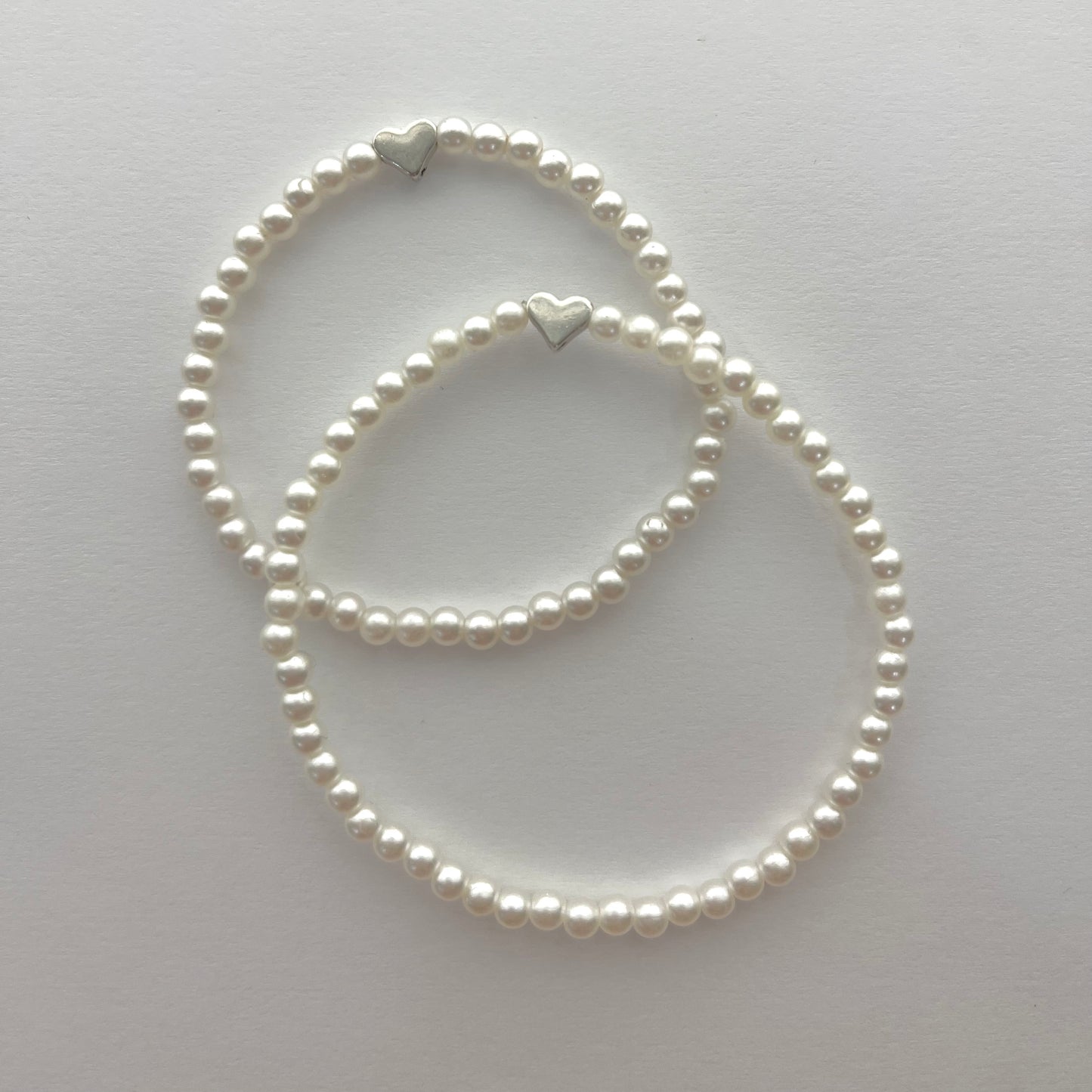 White Beaded Bracelet